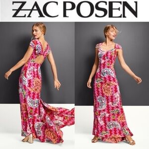 ZAC POSEN TARGET XXO Safety Pin Train Dress